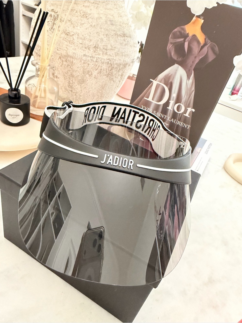 Dior J'Adior Smoke Gray Visor